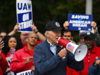 Biden, Goaded by Trump, Visits UAW Strike; First President to Picket