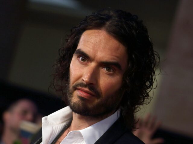 LONDON, ENGLAND OCTOBER 06: Russell Brand attends the Pride of Britain awards at The Grosvenor House Hotel on October 6, 2014 in London, England. (Photo by Mike Marsland/WireImage)