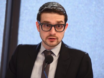NEW YORK, NY - APRIL 21: Founder of the Alexander Soros Foundation Alexander Soros speaks onstage during the Ford Foundation-United Nations Development Programme Forests for Climate event at the Ford Foundation on April 21, 2016 in New York City. Without tropical forests, humanity will lose indispensable years to reduce fossil …