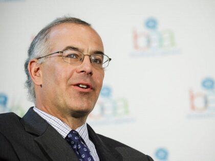 New York Times columnist David Brooks speaking at the Book Expo America in New York. Brook