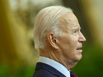 US President Joe Biden delivers remarks at the "Lawyers' Committee for Civil Rig