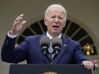 President Joe Biden speaks about gun safety on Friday, Sept. 22, 2023, from the Rose Garden of the White House in Washington. (Jacquelyn Martin/AP)