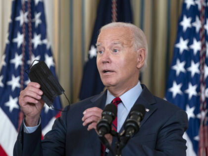 US President Joe Biden speaks during an event in the State Dining Room of the White House in Washington, DC, US, on Wednesday, Sept. 6, 2023. Biden is celebrating a labor deal for port workers in a bid to showcase his support for unions even as another contract dispute involving …