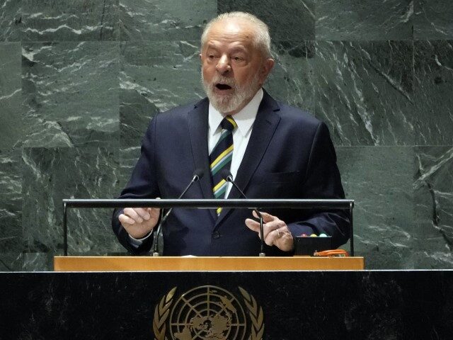 Brazil's President Luiz Inacio Lula da Silva addresses the 78th session of the United