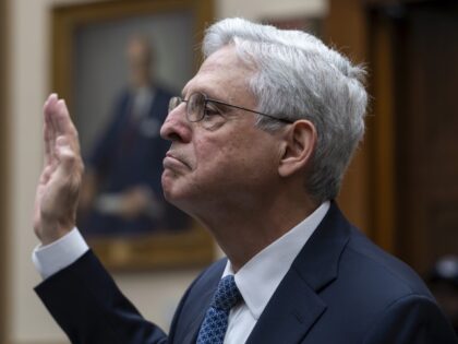 Attorney General Merrick Garland is sworn in as he appears before a House Judiciary Committee hearing, Wednesday, Sept. 20, 2023, on Capitol Hill in Washington. (J. Scott Applewhite/AP)