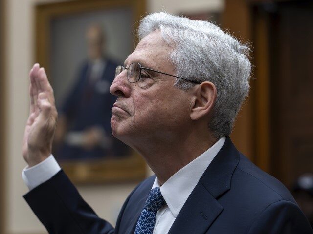 Attorney General Merrick Garland is sworn in as he appears before a House Judiciary Commit