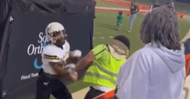 WATCH: Alabama State Wide Receiver Arrested for Punching Security Guard