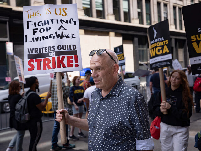 NEW YORK, UNITED STATES - 2023/05/19: Author David Simon, a member of the Writers Guild of