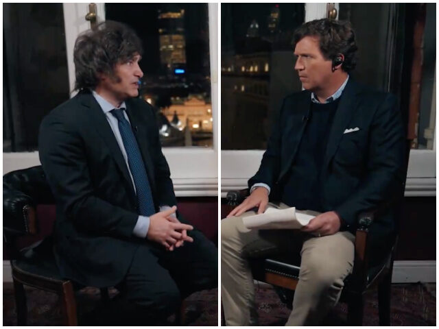 Tucker Carlson traveled to Buenos Aires to interview Argentine economist, lawmaker, and cu