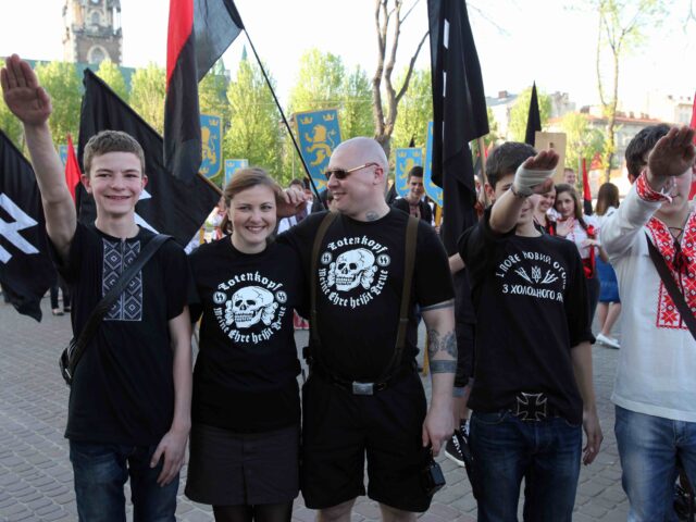 Ukrainian Nazis (Petro Zadorozhnyy / Associated Press)