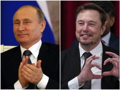 Vladimir Putin and Elon Musk