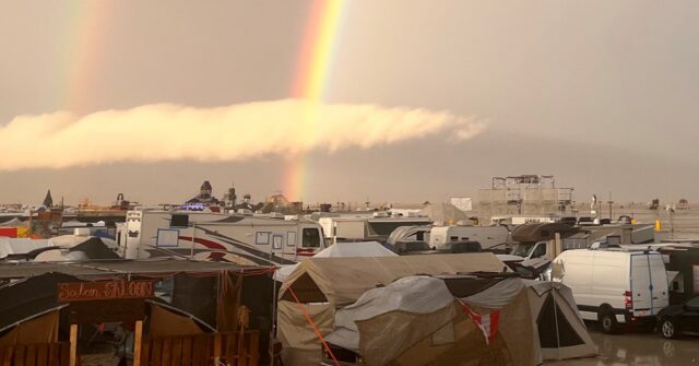 Nevada Rainfall Ruins Burning Man: Sloppy Mud, Roads Closed