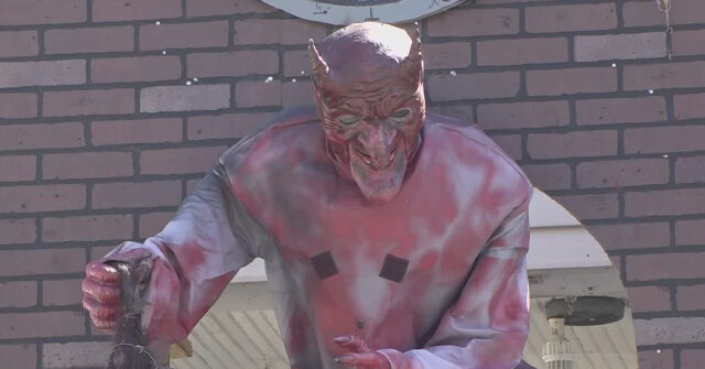 WATCH: Halloween Decor Featuring Beheaded Jesus Angers Neighbors