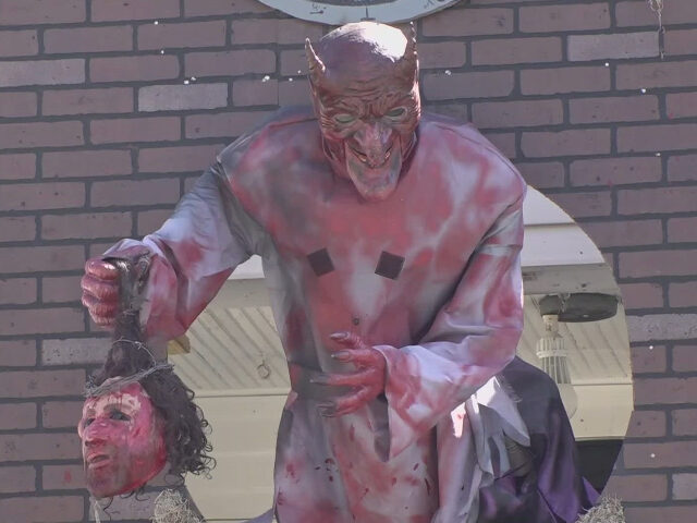 WATCH — ‘It’s Blasphemy’: Louisiana Man’s Halloween Decor Featuring Beheaded Jesus Angers Neighbors