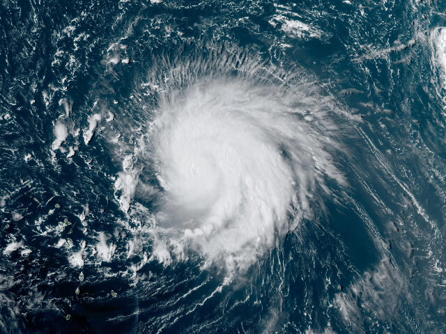 ATLANTIC OCEAN - SEPTEMBER 8: In this NOAA image taken by the GOES satellite, Hurricane Le