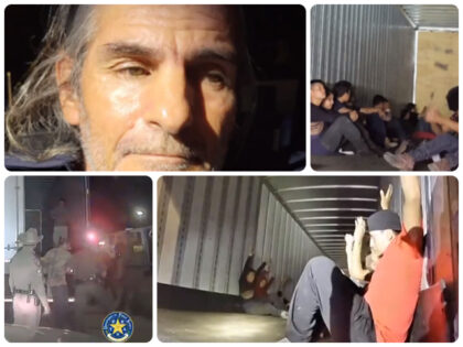 Troopers stop human smuggling attempt and arrest an unlicensed driver for allegedly transporting the migrants. (Texas Department of Public Safety)