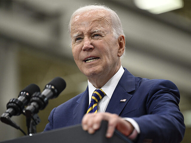President Joe Biden addresses the Maui fire disaster before speaking about Bidenomics in Milwaukee, Wisconsin, August 15, 2023. (ANDREW CABALLERO-REYNOLDS/Getty Images)