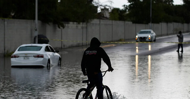 WATCH: 'Angel' Rescues Homeless Man Trapped in Las Vegas Flood