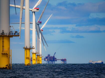 RWE's Gwynt y Mor, the world's 2nd largest offshore wind farm located eight miles offshore