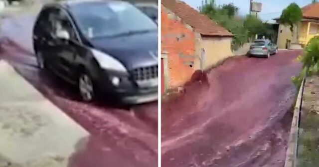 Town Flooded with Wine After Tanks Explode