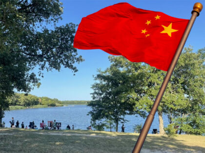 Facebook/Fairfield Lake State Park, Chinese flag