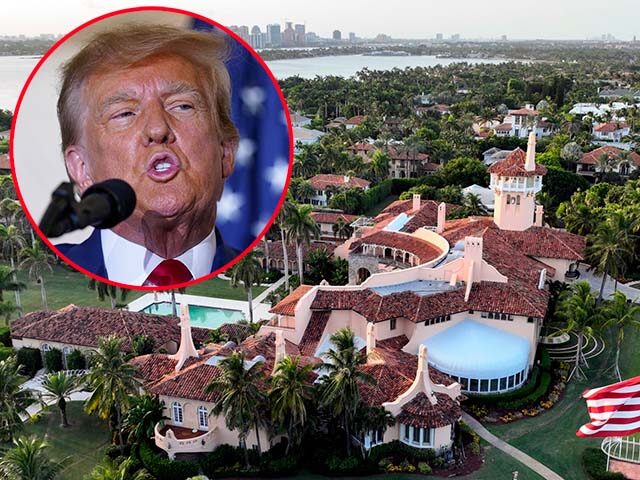 Former President Donald Trump speaks at his Mar-a-Lago estate Tuesday, April 4, 2023, in P