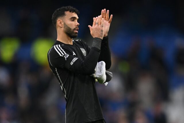 Arsenal goalkeeper David Raya