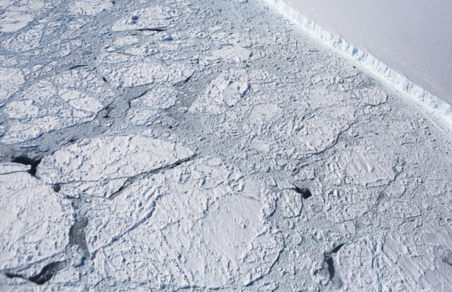 At its largest point this winter, the Antarctic sea ice was 1.03 million square kilometers