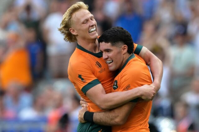 Ben Donaldson (R) only made his Australia debut in November