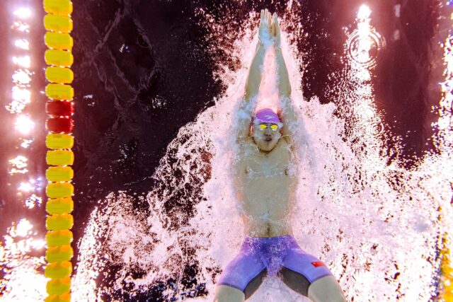 China's Qin Haiyang is bidding to complete the Asian Games breaststroke treble