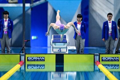China's Qin Haiyang was unstoppable in the Asian Games 100m breaststroke final