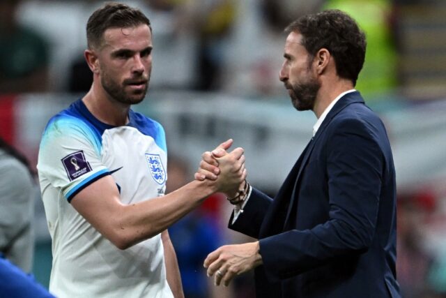 England manager Gareth Southgate (right) will not be deterred from playing Jordan Henderso
