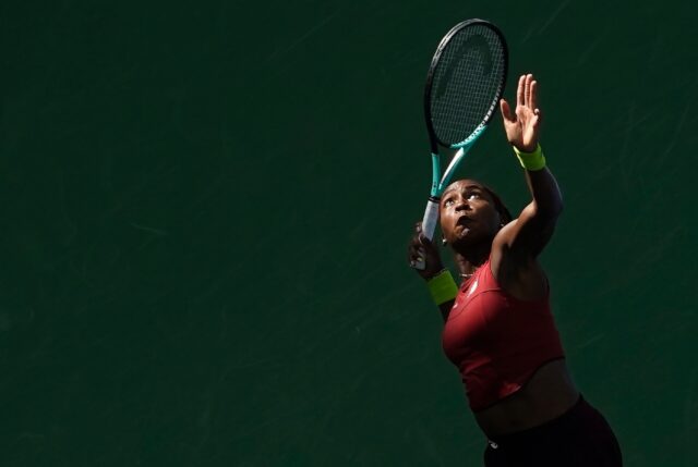 Eyes on the prize: Coco Gauff is targeting her first Grand Slam title at the US Open on Sa