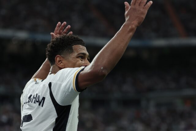 'Goosebumps': Jude Bellingham celebrates with the fans