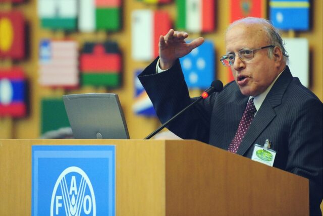 Indian scientist Monkombu Sambasivan Swaminathan was the architect of the 1960s 'green rev