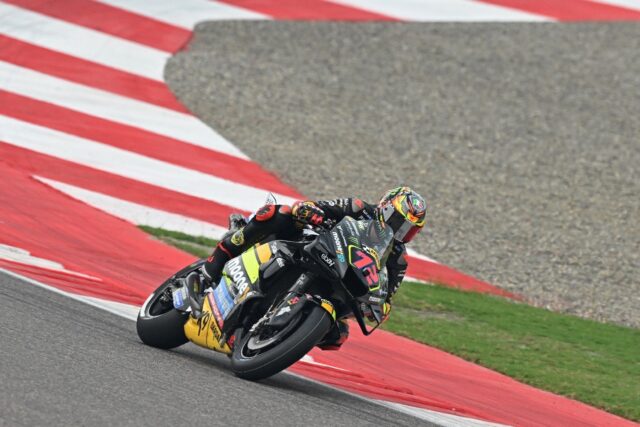 Italian rider Marco Bezzecchi claimed pole position for Sunday's Indian MotoGP at the Budd