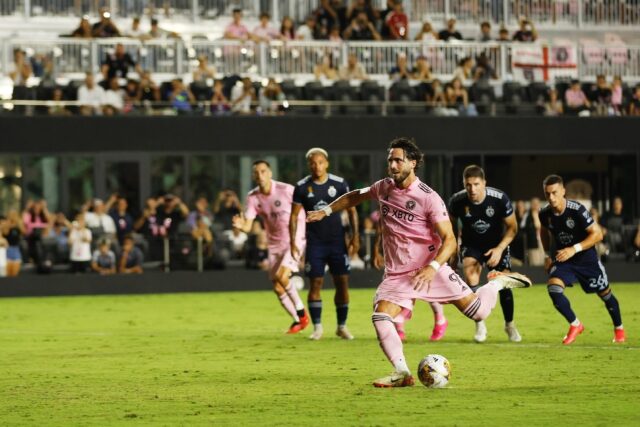 Leonardo Campana equalized from the penalty spot as Inter Miami went on to beat Sporting K
