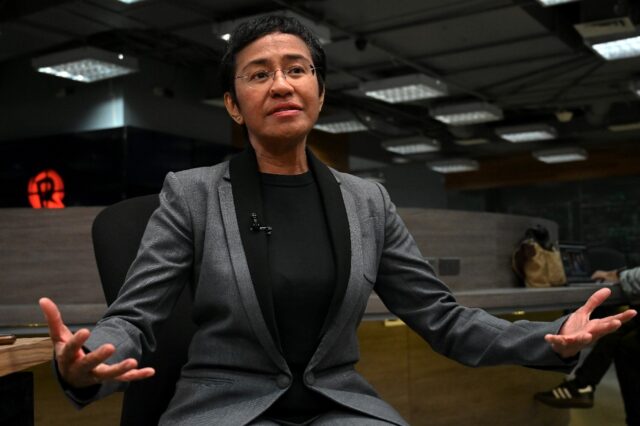 Maria Ressa told AFP that media freedom in the country has improved since former president