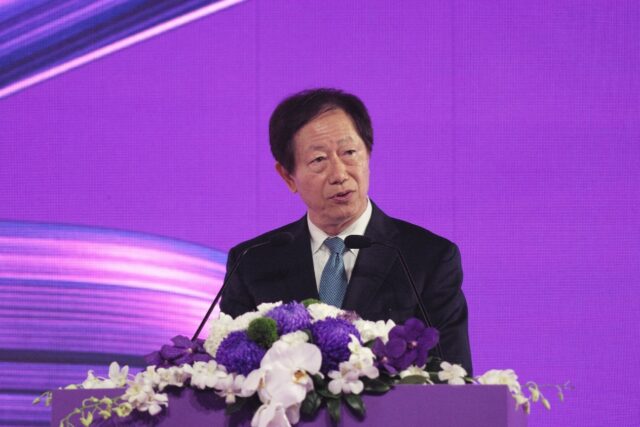 Mark Liu of Taiwan chip giant TSMC said its planned factory in the United States had 'made