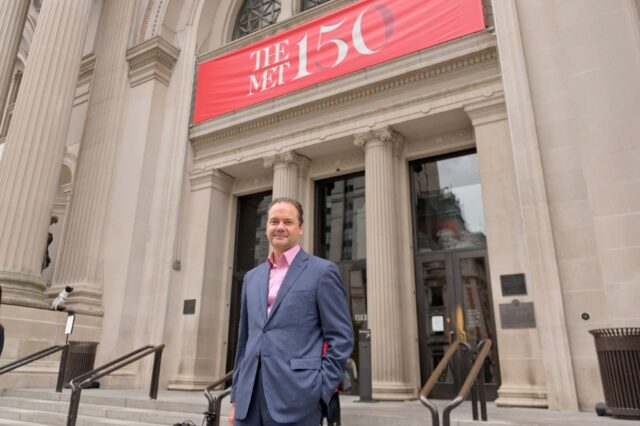 Max Hollein, director of the Metropolitan Museum of Art, photographed on August 29, 2020