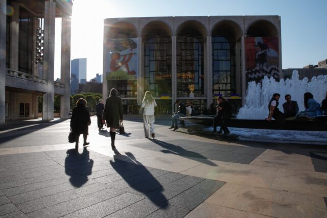 The Metropolitan Opera House at Lincoln Center, shown here in May 2023, where a new Ukrain