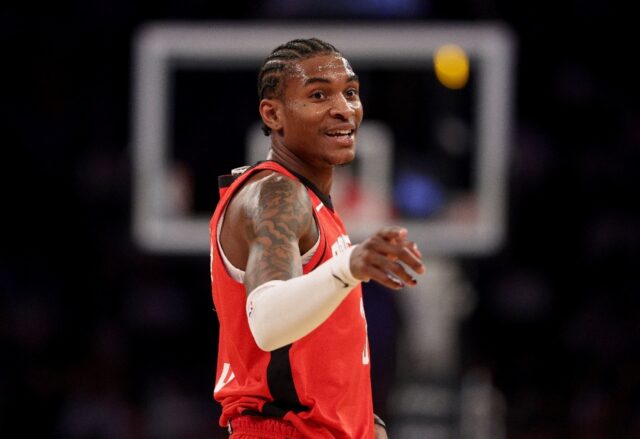 NBA guard Kevin Porter Jr. of the Houston Rockets was reportedly arrested in New York on M