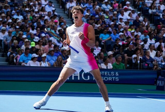 Nine of Ben Shelton's 16 tour-level wins this year have come at Grand Slams