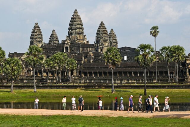 Years of civil war followed by the genocidal Khmer Rouge rule saw historical sites looted