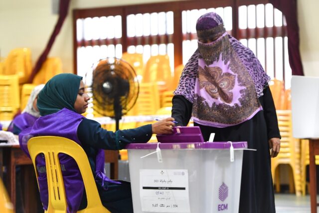 Nearly a quarter of the 282,000 eligible voters had cast their ballots in the first two ho