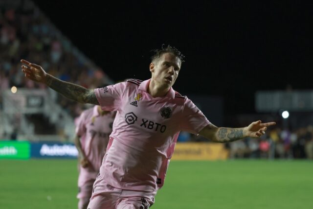 Robert Taylor scored twice for Inter Miami in their 4-0 win over Toronto in MLS on Wednesd