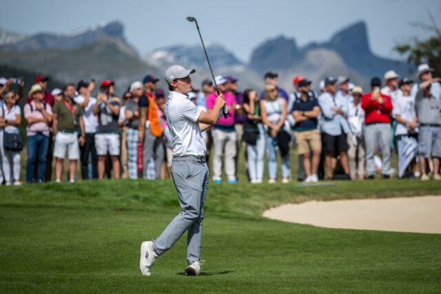 Ryder Cup calling: Britain's Matt Fitzpatrick hits a shot during the final round of the Eu