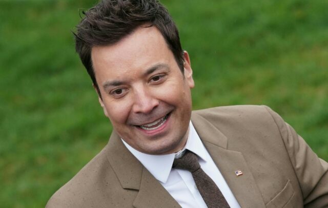 'Tonight Show' host Jimmy Fallon, seen in April 2022, took over the program in 2014