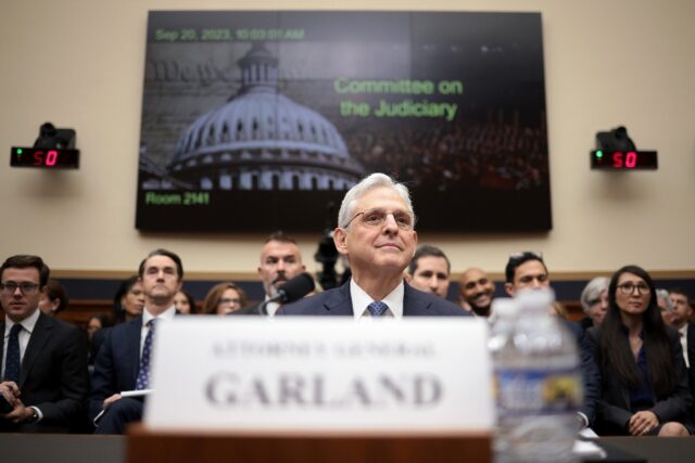 US Attorney General Merrick Garland fended off allegations that the Justice Department is
