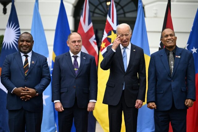 US President Joe Biden hosted Pacific island leaders at the White House